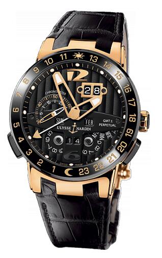 Ulysse Nardin Perpetual Calendars Black Toro 326-03 Replica Watch